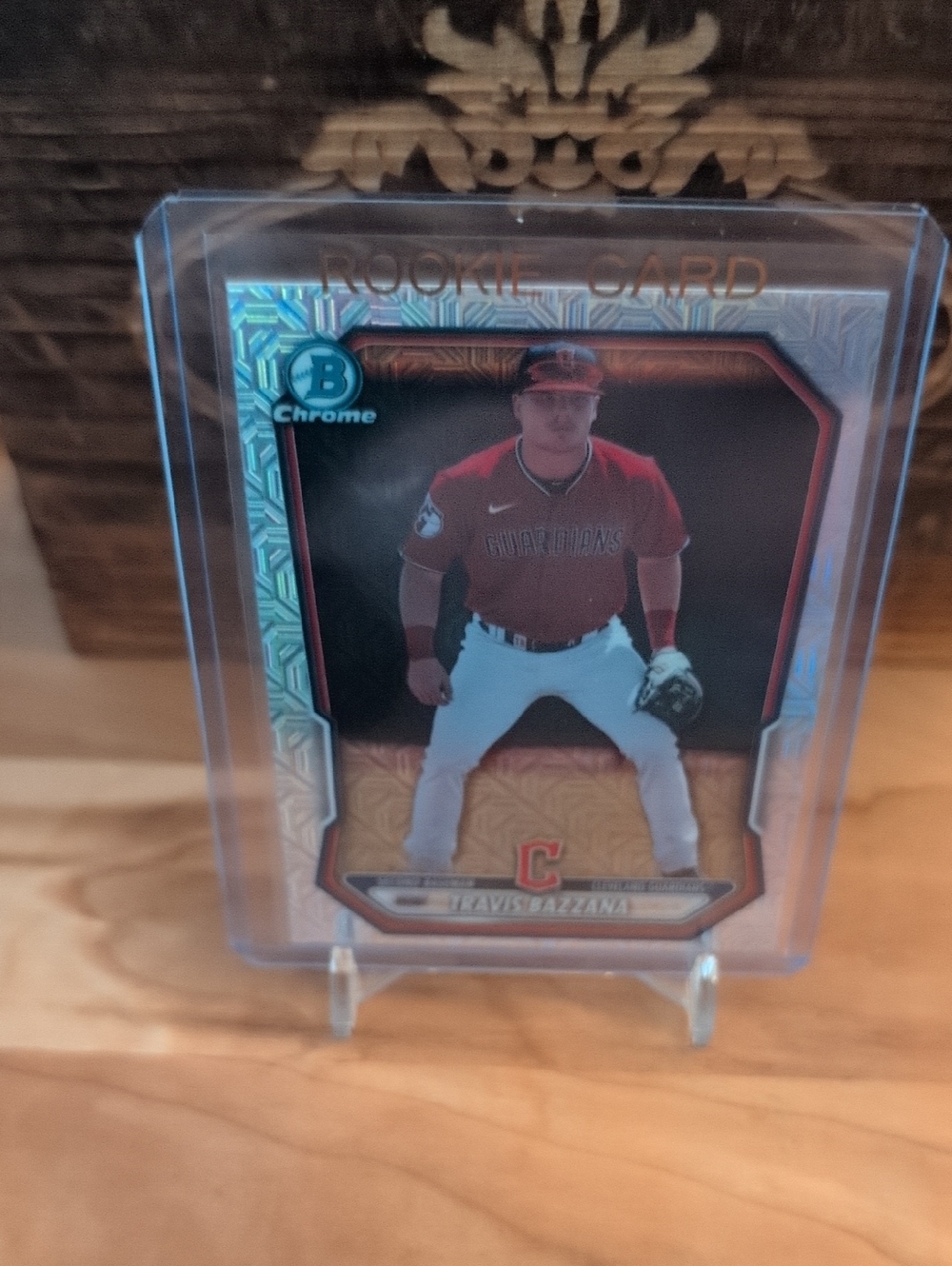 2026 Bowman Chrome Travis Bazzana Rookie Card Mojo Refractor Guardians